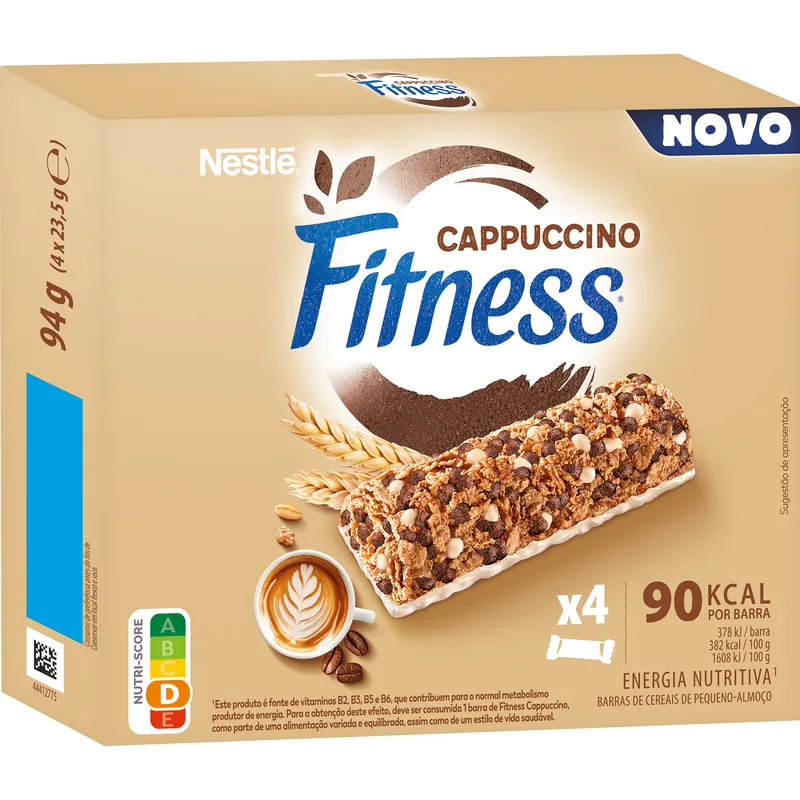 BARRA CEREAIS FITNESS CAPPUCCINO 4X23.5G